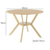 Core Living Mickee Round Dining Table