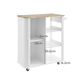 Core Living Richie 3 Shelf Kitchen Trolley