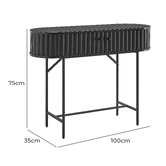 Core Living Astrid 2 Drawer Console Table