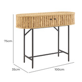 Core Living Astrid 2 Drawer Console Table