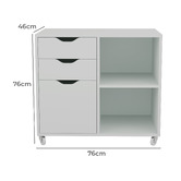 Core Living Leola 3 Drawer Filing Cabinet