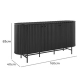 Core Living Astrid 3 Door Buffet