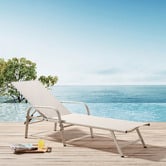 Core Living Kagan Steel Sun Lounger