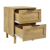 Core Living Elijah 2 Drawer Bedside Table