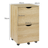 Core Living Leola 2 Drawer Mobile Pedestal