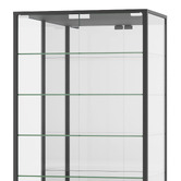 Core Living Waldo 2 Door Glass Display Cabinet