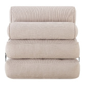 Core Living Darcy Single Corduroy Sofa Bed
