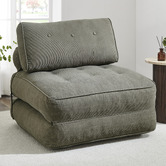Core Living Darcy Single Corduroy Sofa Bed