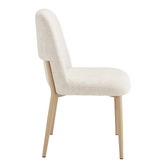 Core Living Beige Elara Chenille Dining Chairs