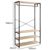 Core Living Lewis Clothing Rack