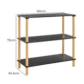 Core Living Ulysses 3 Tier Shelving Unit