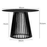 Core Living Chelsea Round Dining Table