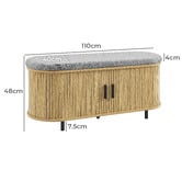 Core Living Callix 2 Door Shoe Storage Bench