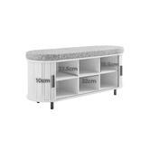 Core Living Callix 2 Door Shoe Storage Bench