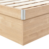 Core Living Natural Merlin Gas Lift Storage Bed Base