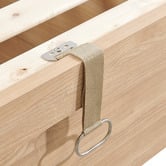 Core Living Natural Merlin Gas Lift Storage Bed Base