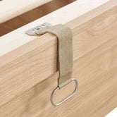Core Living Natural Merlin Gas Lift Storage Bed Base