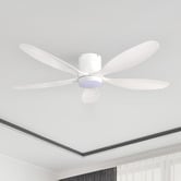 Core Living Winona 132cm AC Low Profile Smart Ceiling Fan with LED Light