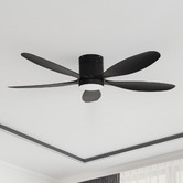 Core Living Winona 132cm AC Low Profile Smart Ceiling Fan with LED Light
