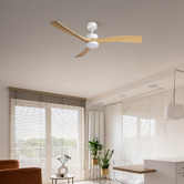 Core Living Murray 142cm Smart Ceiling Fan with Remote Control &amp; LED Light