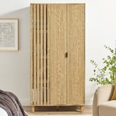 Core Living Anela 2 Door 4 Shelf  Wardrobe
