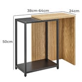 Core Living Ysella Extendable Side Table