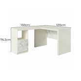 Core Living Kylie L-Shaped Desk