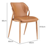 Core Living Maisie Faux Leather Dining Chairs