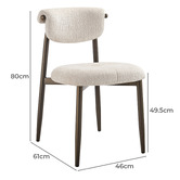 Core Living Robyn Chenille Dining Chairs