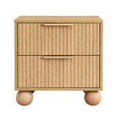 Core Living Leanne 2 Drawer Bedside Table