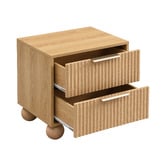 Core Living Leanne 2 Drawer Bedside Table