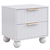 Core Living Leanne 2 Drawer Bedside Table