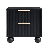 Core Living Leanne 2 Drawer Bedside Table