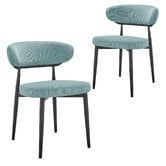 Core Living Bruin Chenille Dining Chairs