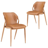 Core Living Maisie Faux Leather Dining Chairs