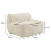 Core Living Briar Armless Lounge Chair