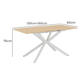 Core Living Auri Extendable Dining Table