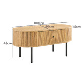 Core Living Callix 100cm Coffee Table