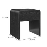 Core Living Mina 1 Drawer Bedside Table