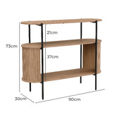 Core Living Jenny 3 Tier Console Table
