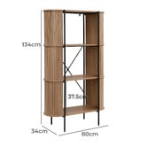 Core Living Jenny 4 Tier Bookcase