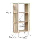 Core Living Jenny 4 Tier Bookcase