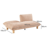 Core Living Mitch 2 Seater Double Chenille Sofa Bed