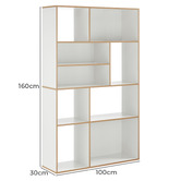 Core Living Preston 9 Shelf Bookcase