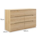 Core Living Marilyn 6 Drawer Chest