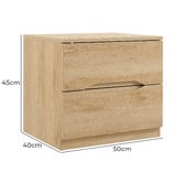 Core Living Marilyn 2 Drawer Bedside Table
