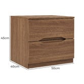 Core Living Marilyn 2 Drawer Bedside Table
