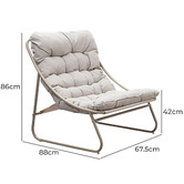 Core Living 4 Seater Rosella Outdoor Lounge Set