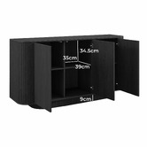 Core Living Macy 3 Door Sideboard Buffet