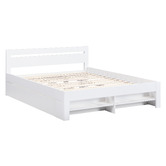 Core Living Eira Bed Frame with Pull Out Drawer
